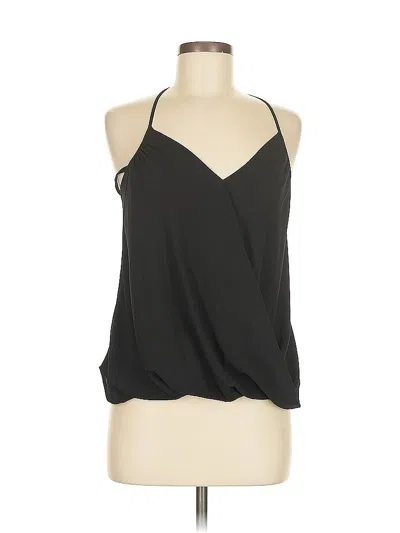 Pre-owned Naked Zebra Sleeveless Blouse In Black