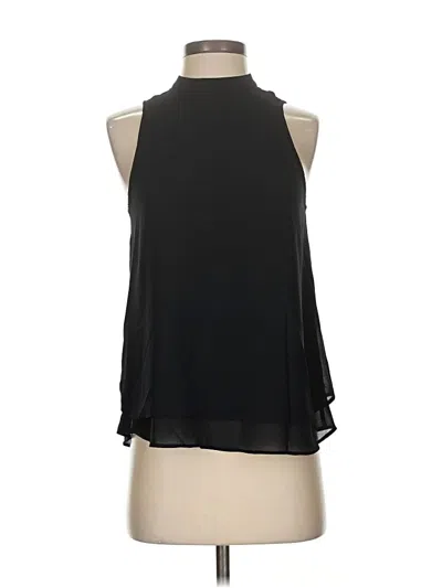 Pre-owned Naked Zebra Sleeveless Blouse In Black