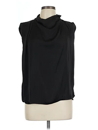 Pre-owned Naked Zebra Sleeveless Blouse In Black