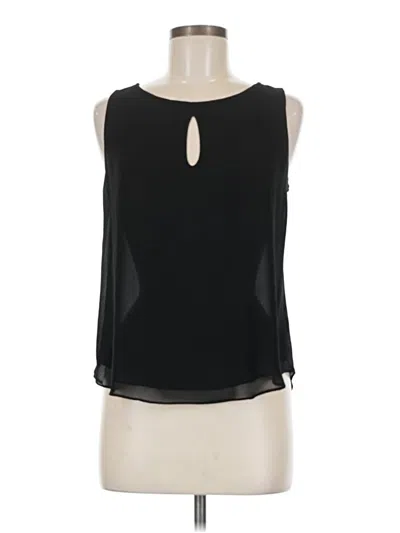 Pre-owned Naked Zebra Sleeveless Blouse In Black