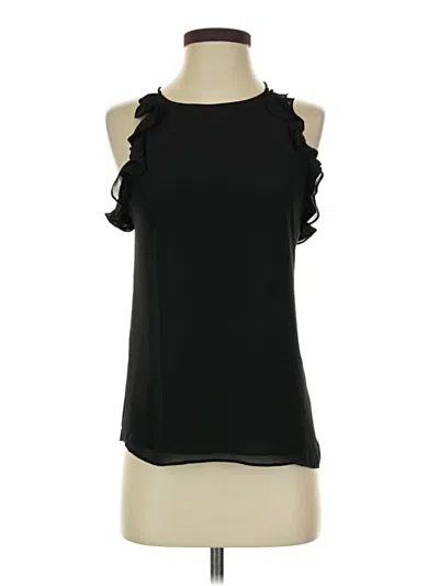 Pre-owned Naked Zebra Sleeveless Blouse In Black