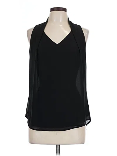 Pre-owned Naked Zebra Sleeveless Blouse In Black