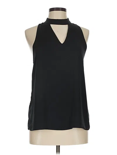 Pre-owned Naked Zebra Sleeveless Blouse In Black