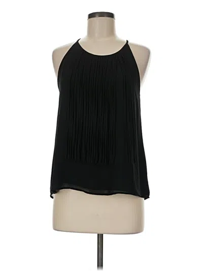 Pre-owned Naked Zebra Sleeveless Blouse In Black