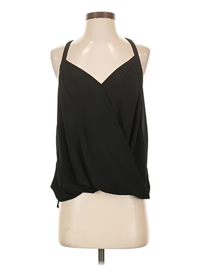 Pre-owned Naked Zebra Sleeveless Blouse In Black