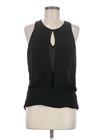 Pre-owned Naked Zebra Sleeveless Blouse In Black