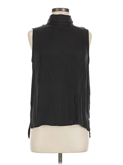 Pre-owned Naked Zebra Sleeveless Blouse In Black