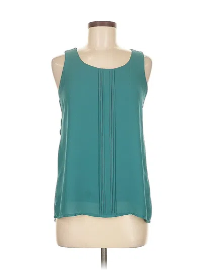 Pre-owned Naked Zebra Sleeveless Blouse In Blue