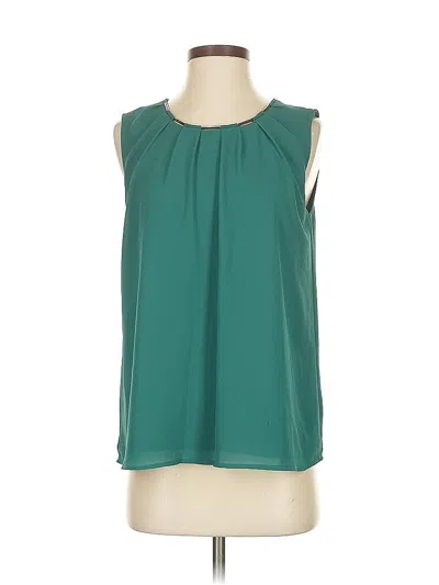 Pre-owned Naked Zebra Sleeveless Blouse In Blue