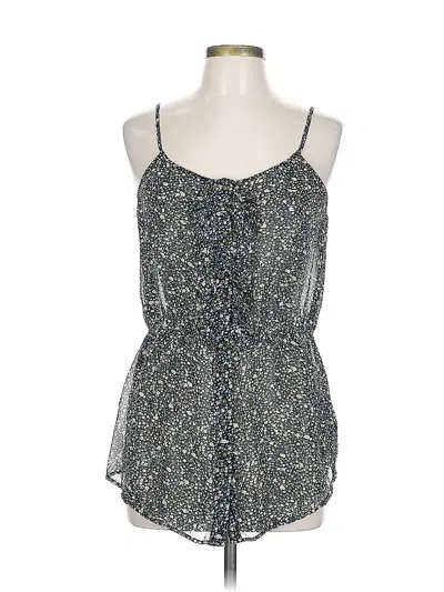 Pre-owned Naked Zebra Sleeveless Blouse In Blue