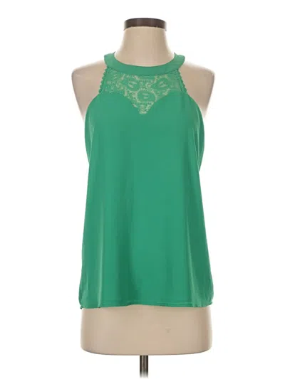 Pre-owned Naked Zebra Sleeveless Blouse In Green