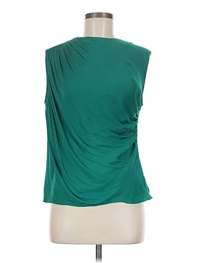 Pre-owned Naked Zebra Sleeveless Blouse In Green
