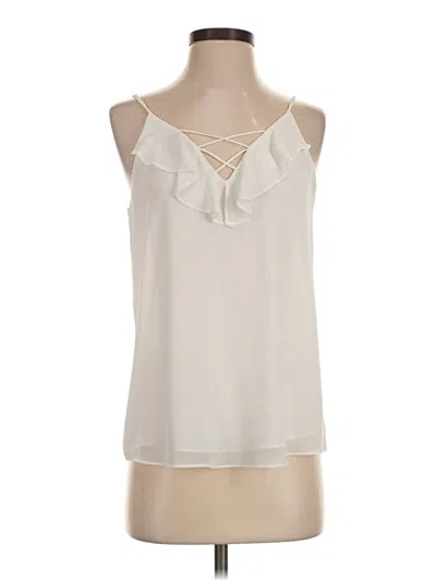 Pre-owned Naked Zebra Sleeveless Blouse In Ivory