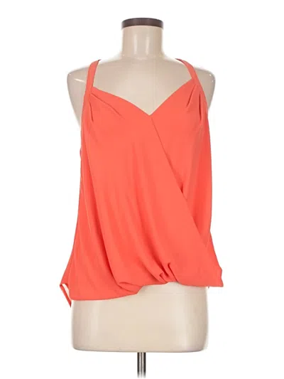 Pre-owned Naked Zebra Sleeveless Blouse In Orange