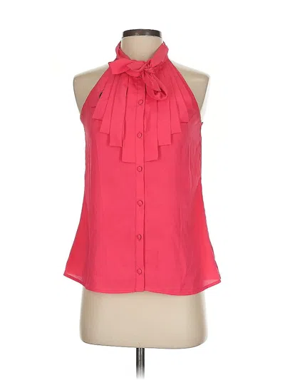 Pre-owned Naked Zebra Sleeveless Blouse In Pink