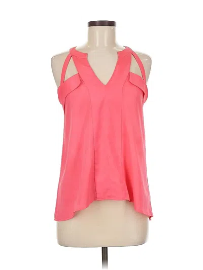 Pre-owned Naked Zebra Sleeveless Blouse In Pink