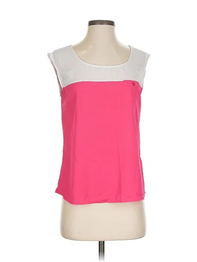 Pre-owned Naked Zebra Sleeveless Blouse In Pink