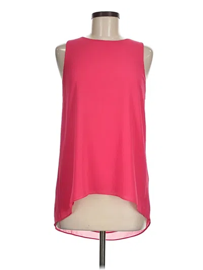 Pre-owned Naked Zebra Sleeveless Blouse In Pink