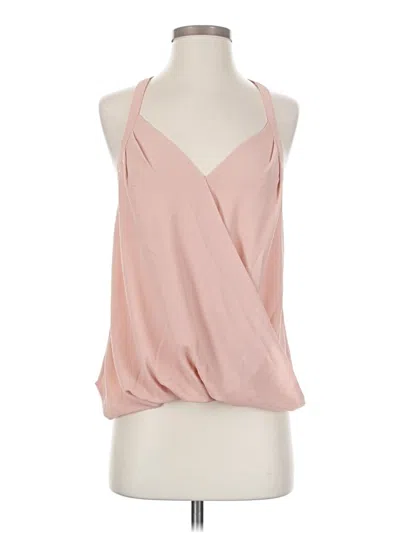 Pre-owned Naked Zebra Sleeveless Blouse In Pink
