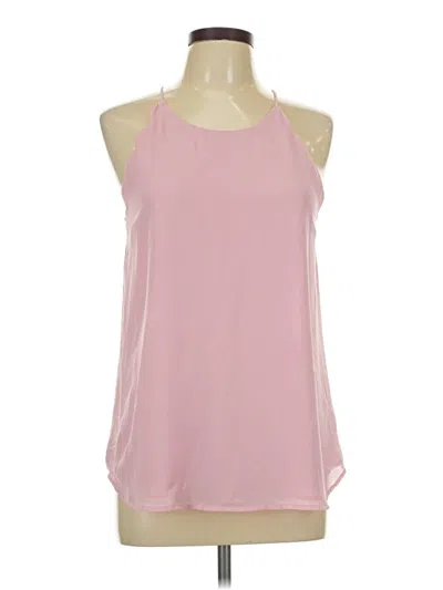 Pre-owned Naked Zebra Sleeveless Blouse In Pink