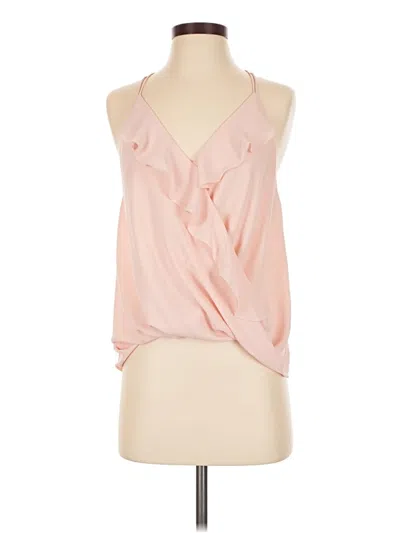 Pre-owned Naked Zebra Sleeveless Blouse In Pink