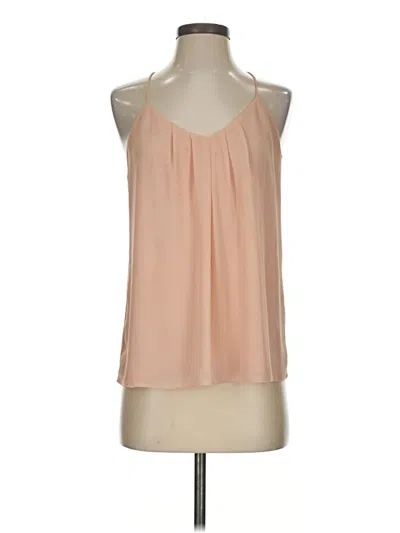 Pre-owned Naked Zebra Sleeveless Blouse In Tan