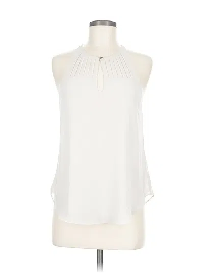 Pre-owned Naked Zebra Sleeveless Blouse In White