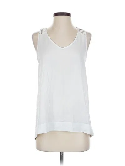 Pre-owned Naked Zebra Sleeveless Blouse In White