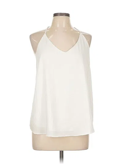 Pre-owned Naked Zebra Sleeveless Blouse In White
