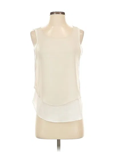 Pre-owned Naked Zebra Sleeveless Blouse In White