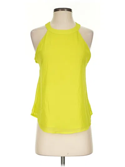 Pre-owned Naked Zebra Sleeveless Blouse In Yellow