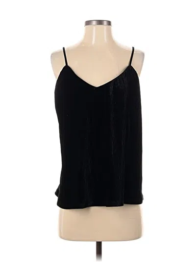 Pre-owned Naked Zebra Sleeveless Top Black Halter Neckline Tops
