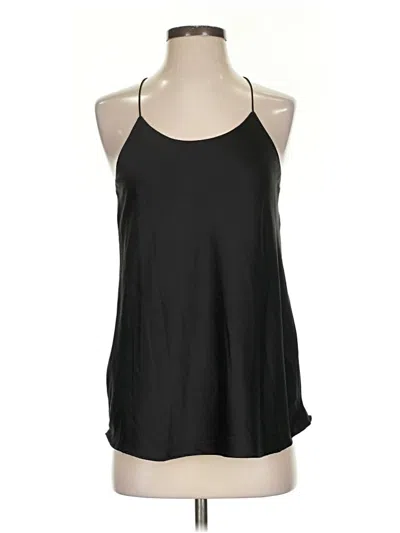 Pre-owned Naked Zebra Sleeveless Top Black Halter Neckline Tops