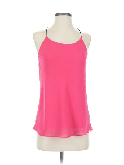Pre-owned Naked Zebra Sleeveless Top Pink Halter Neckline Tops