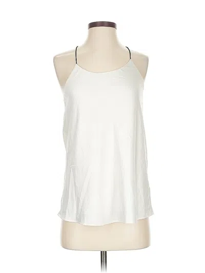 Pre-owned Naked Zebra Sleeveless Top White Halter Neckline Tops