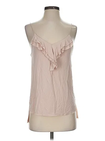 Pre-owned Naked Zebra Tank Top Pink Halter Neckline Tops