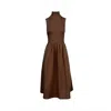 Naked Zebra Women's Mia Dress In Chocolate In Brown