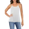 Naked Zebra Womens Shell Office Cami In White