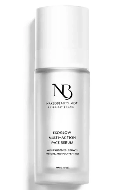 Nakedbeauty Md Exoglow Multi-action Face Serum In Transparent