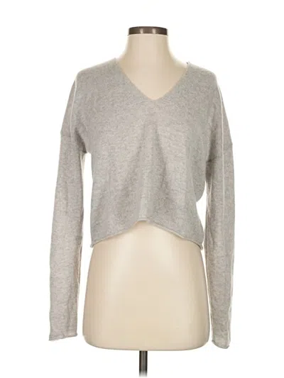 Pre-owned Nakedcashmere Cashmere Cardigan Sweater In Gray