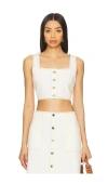 Nakedvice Ari Top In White