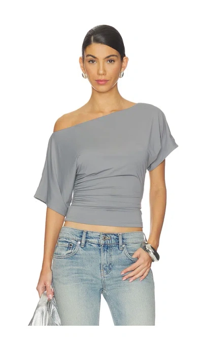 Nakedvice The Bel Air Top In Gray