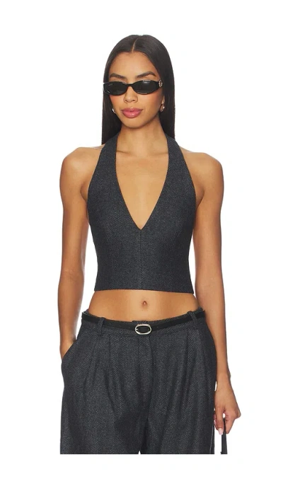 Nakedvice The Boston Top In Black