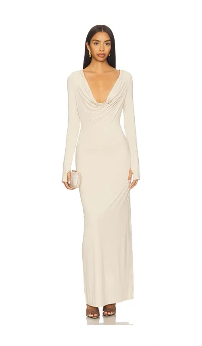 Nakedvice The Hazel Dress In Neutral