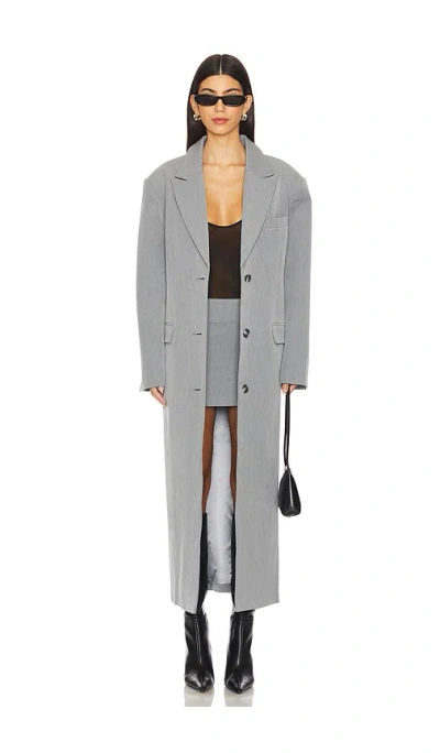 Nakedvice The Isla Coat In 그레이