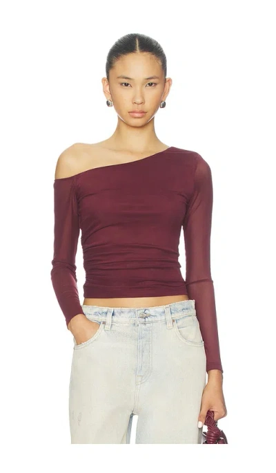 Nakedvice The Kelso Top In Plum