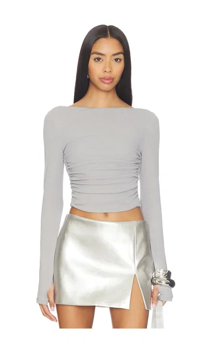 Nakedvice The Ledger Top In Gray