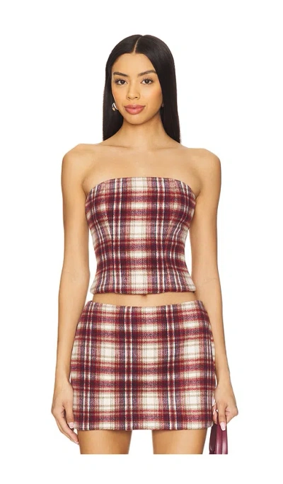Nakedvice The Pia Bustier In Tartan