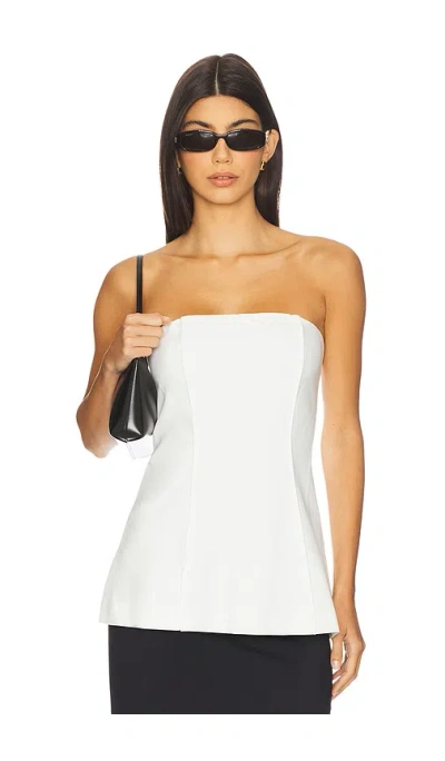 Nakedvice The Remy Bodice Top In White