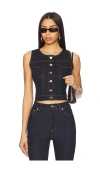 Nakedvice The Rina Vest In 深蓝色